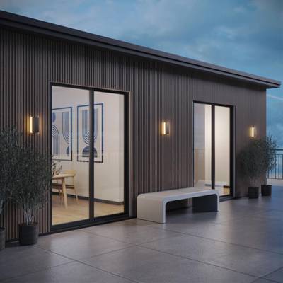 359590 STREET NT25 702 черный Светильник ландшафтный с переключ. цв. температуры IP54 LED 10W 100-240V 3000К\4000К\6000К STRAIT