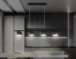 Светильник подвесной TN71039/4 BK черный GX53/4 max 12W 600*80*1100