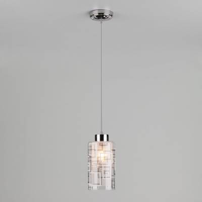 Подвесной светильник с плафоном 50002/1 хром