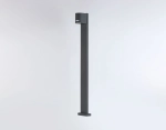 Светильник уличный ландшафтный ST3752 GR серый IP54 GU10 max 35W 136*105*800