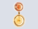 Светильник настенный LH31121/2 BS/YL/PI латунь/желтый/розовый 15W 3000K 200*90*390