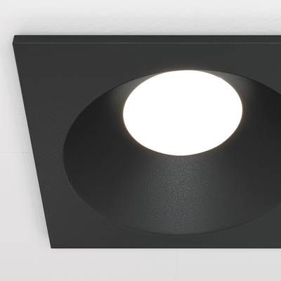 Встраиваемый светильник Зум / Zoom 1*GU10 10 Вт IP65, DL033-2-01B. TM Maytoni