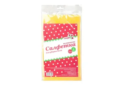Салфетка сухая из вискозы "Ягодка" для пола /50*60см/, 1шт.