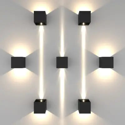 340537 Светильник DALLA 2х10W LED 2200LM G ЧЕРНЫЙ 4000K IP65 Lightstar