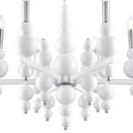 8260/6 MODERNI LN26 белый/хром, металл Люстра E14 6*40W 220V NANA