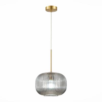 SL1154.303.01 Подвес ST-Luce Латунь/Дымчатый E27 1*60W