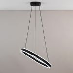 Citilux Дуэт CL719501 LED Люстра подвесная с пультом Чёрная