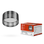 Светильник НПБ DECO-GX53-GS-CH 82х43мм потолочн. под лампу GX53 хром IN HOME 4690612046389