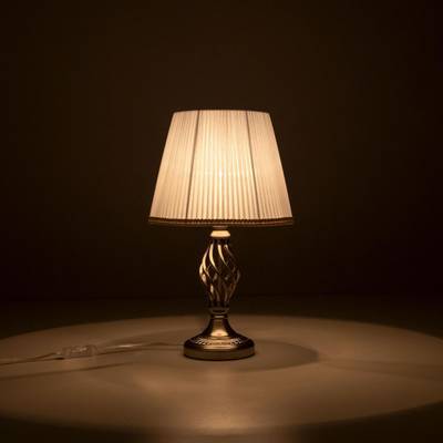 Citilux Вена CL402811 Настольная лампа с абажуром Хром
