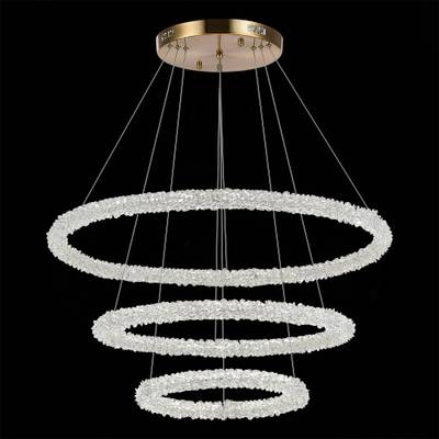 SL6110.203.03 Люстра подвесная ST-Luce Золотистый/Золотистый LED 3*35W 3000 - 6500K