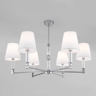 Умная потолочная люстра 60145/6 хром