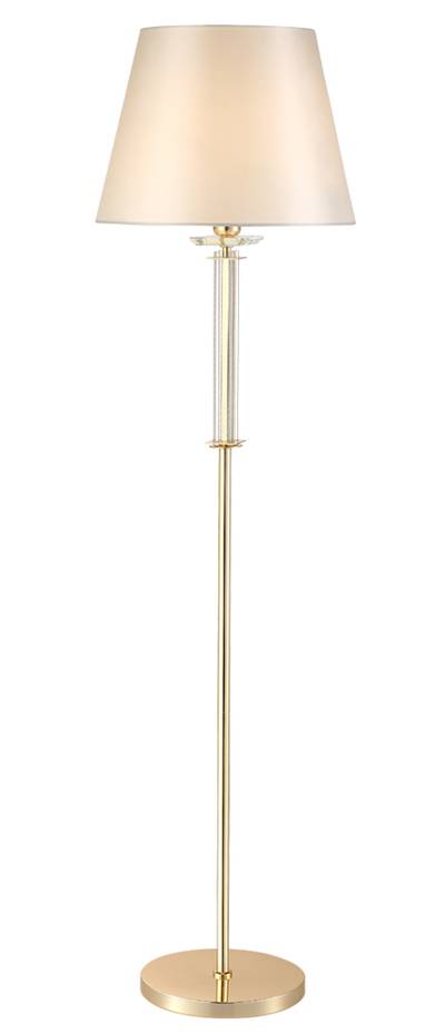 Торшер Crystal Lux NICOLAS PT1 GOLD/WHITE 3401/601