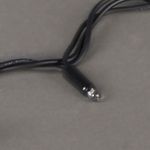 A-504A WW гирлянда светодиодная, черный провод 10м, 100LED, 24V, морозоустойчивая, влагозащищенная