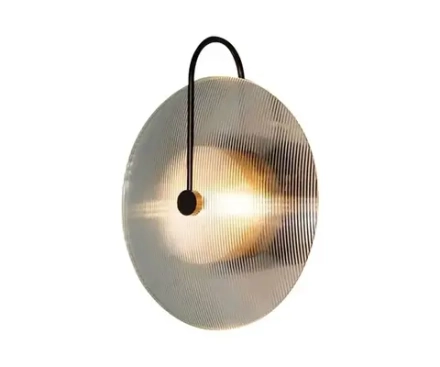 08438-2,19(16) Настенный светильник Мелисса черный/дымчатый d25 h30 Led 6W (4000K)