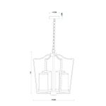 Подвесная люстра Arte Lamp NUVOLA A7017SP-4BK, 4хE14