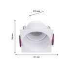 Врезной светильник Lamppu 4547-1C. ТМ Favourite