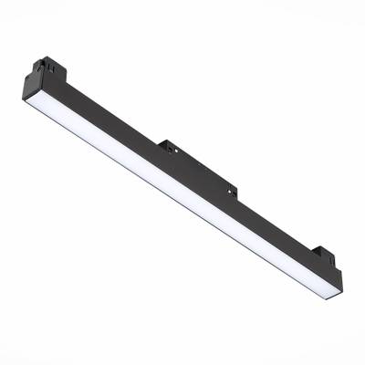 ST360.436.12 Магнитный трековый светильник Черный LED 1*12W 3000K 780Lm Ra&gt;80 120 IP20 L406xW22xH44 48V