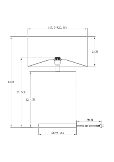 Декоративная настольная лампа Arte Lamp ZULU A5058LT-1PB, 1хE27