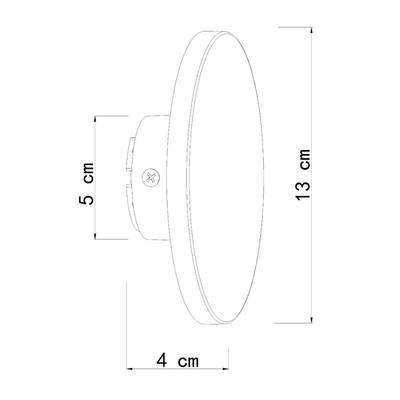 Фасадный светильник Arte Lamp NIMBO A4406AL-1BK, 1хLED