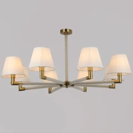 IL0501-8P-79 BRASS светильник потолочный ILLUMICO, E14х8