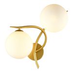 SLE2210-201-02 Бра Золотой/Белый G9 2*5W