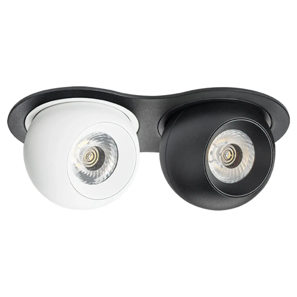 i6276272 Светильник INTERO LED 9W*2 850LM*2 24G ЧЕРНЫЙ/БЕЛЫЙ 3000K (217627+217062+217072)