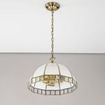 Citilux Шербург-1 CL440132 Люстра витражная подвесная Бронза