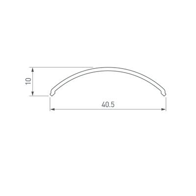 Экран ARH-KANT-H30-2000 Round Frost-PM (Arlight, Пластик)