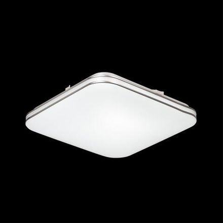 3020/CL TAN SN 164 Светильник пластик/белый/хром LED 30Вт 4000K 335х335 IP43 LONA
