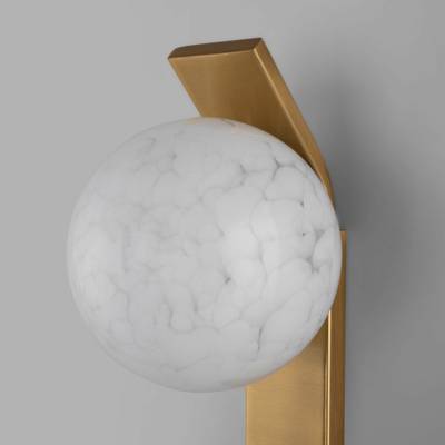 Настенный светильник со стеклянным плафоном 40019/1