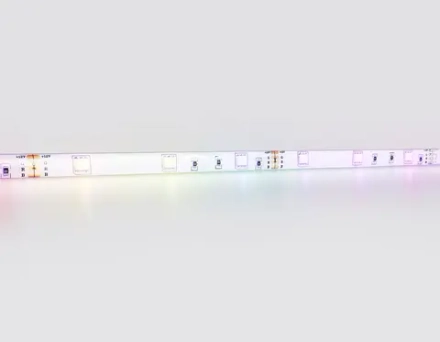 Светодиодная лента RGB GS2301 5050 30Led/ 7.2W m/ 12V IP65 RGB/ 5000*10*2.87mm/ кратность резки 100mm (4 конт.)
