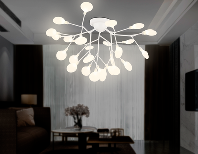 Потолочная люстра TR3011/27 WH/FR белый/матовый G4*27 max 20W D730*430 (лампы LED G4 1.5W 4200K в комплекте)