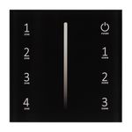 Панель SMART-P34-DIM-IN Black (230V, 0-10V, Sens, 2.4G) (Arlight, IP20 Пластик, 5 лет)