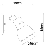 Спот Arte Lamp JOVI A1677AP-1GO, 1хE14