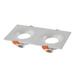 ST259.508.02 Св-к встр. Белый GU10 2*50W IP44 L100xW200xH40 -V Без ламп