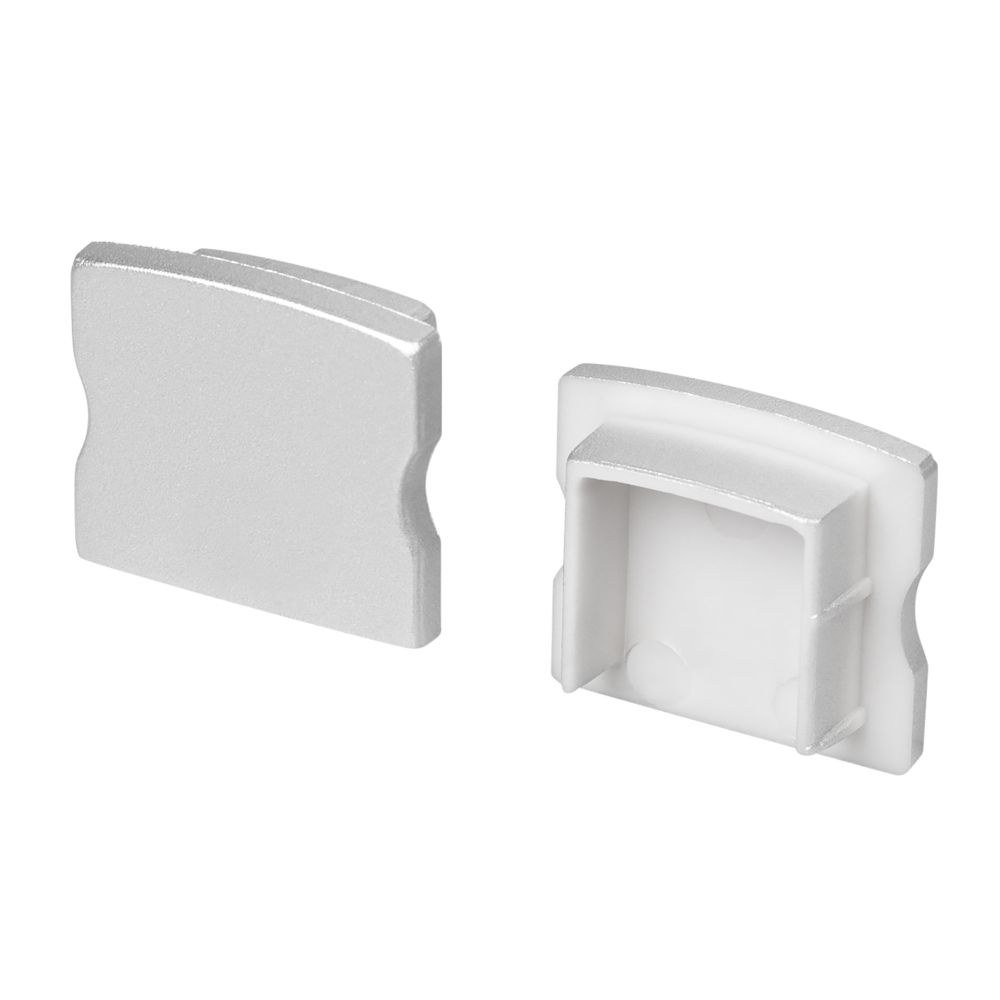 Заглушка LINE-1715 SILVER глухая (Arlight, Пластик)