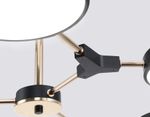Светильник светодиодный подвесной FL516334/6 BK/FGD черный/золото 108W 3000-6000K D780*210 (без ПДУ)