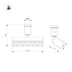 Светильник ART-APRIORI-LASER-TURN-L165-8W Day4000 (BK, 48 deg, 48V) (Arlight, IP20 Металл, 3 года)