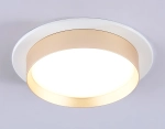 Светильник встраиваемый TN5226 WH/GD белый/золото GX53 max 12W D110*35