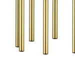 L8T747233 Люстра TUBO LED 40W 2400LM 25G ЗОЛОТО 3000K (574733+747233 (8шт)