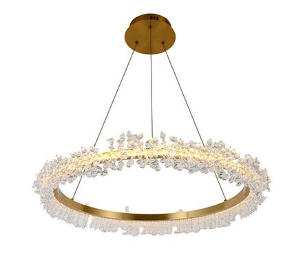 08244,36A(4000K) Подвес Лаура латунь d80 h150 Led 40W (4000K)