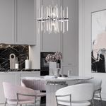 Умный подвесной светильник Bogate's Allure 355/6 355/6 Smart хром, E14х6