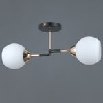 IL0689-2CSQ-24 BK FGD LIBRA светильник потолочный