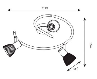 Спот Arte Lamp PARRY A5062PL-3AB, 3хE14