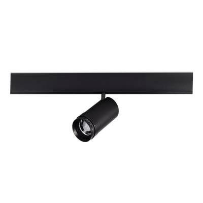ST357.436.20 Магнитный трековый светильник ZOOM Черный LED 1*20W 3000K Lm Ra90 10-55° IP20 D60xH170 48VV
