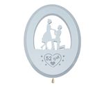 074110,25 Настенный светильник Предложение белый h4 d22 Led 21W (3000+4000k + розовая подсветка)