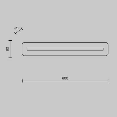 Настенный светильник (бра) Albatre 3000К 13Вт, MOD366WL-L14BS3K. TM Maytoni