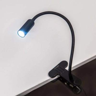 Citilux Ньютон CL803061N LED Лампа на прищепке с диммером Чёрная