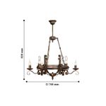 Подвесная люстра Boulogne 2159-6P, 6*E14*40W. ТМ F-Promo
