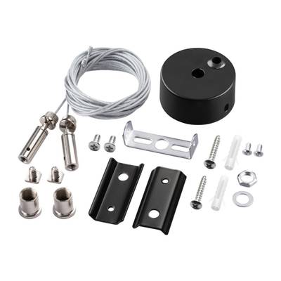 135316 PORT NT25 207 черный Подвесной комплект с 2-х метровыми тросами IP20 VECTOR